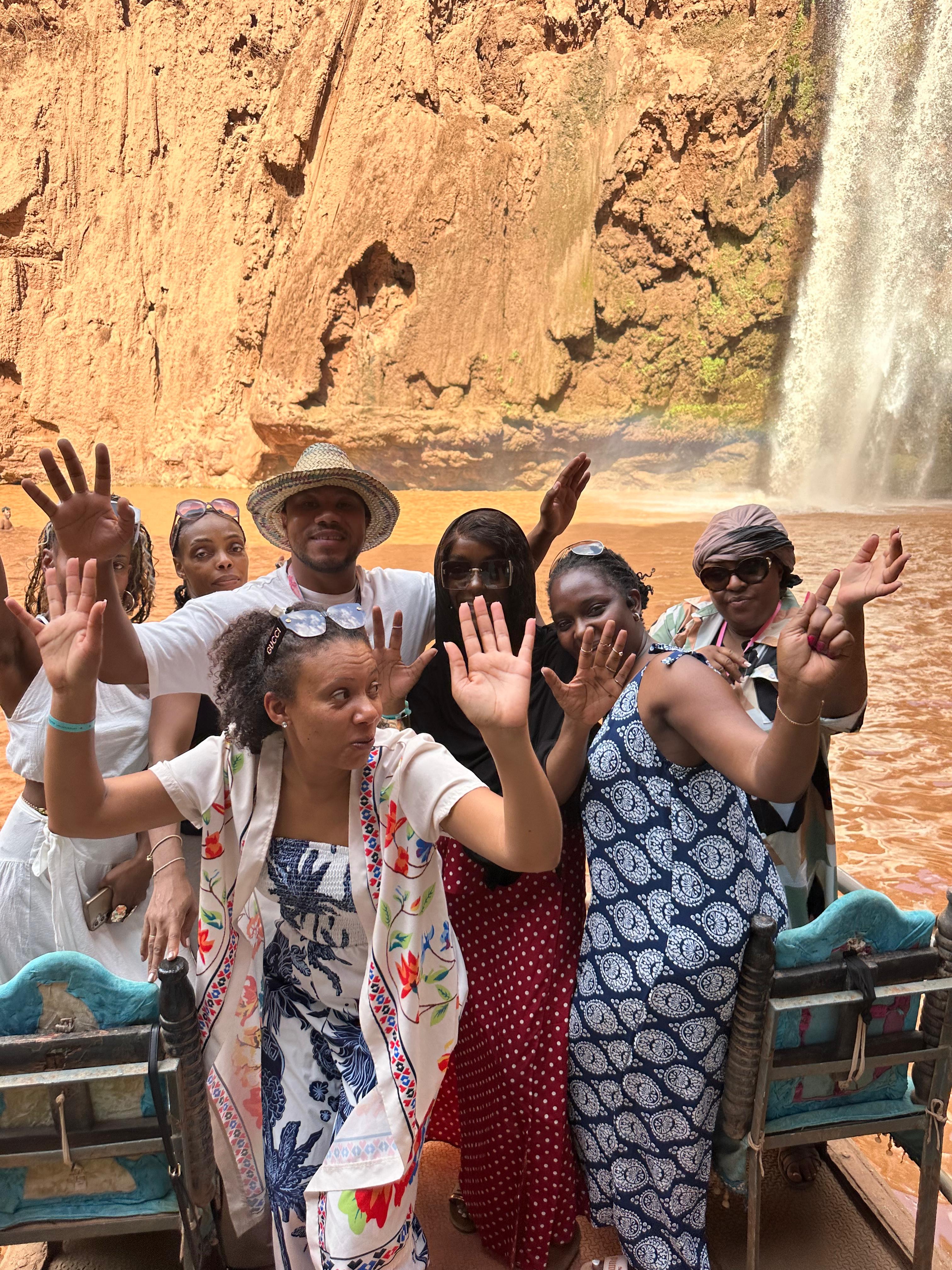 Happy Tourists Boat Ride