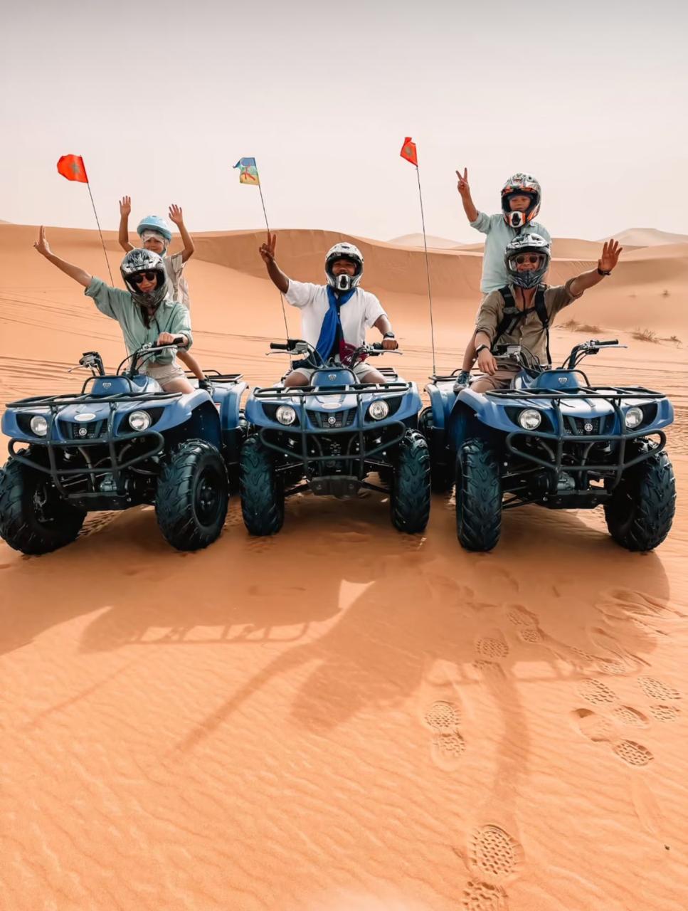 Desert ATV Quad Biking